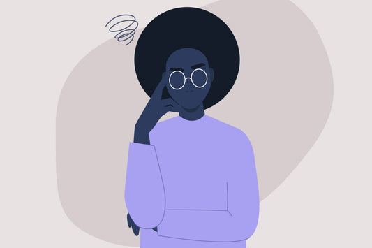 illustration of a woman managing menopause the best she can