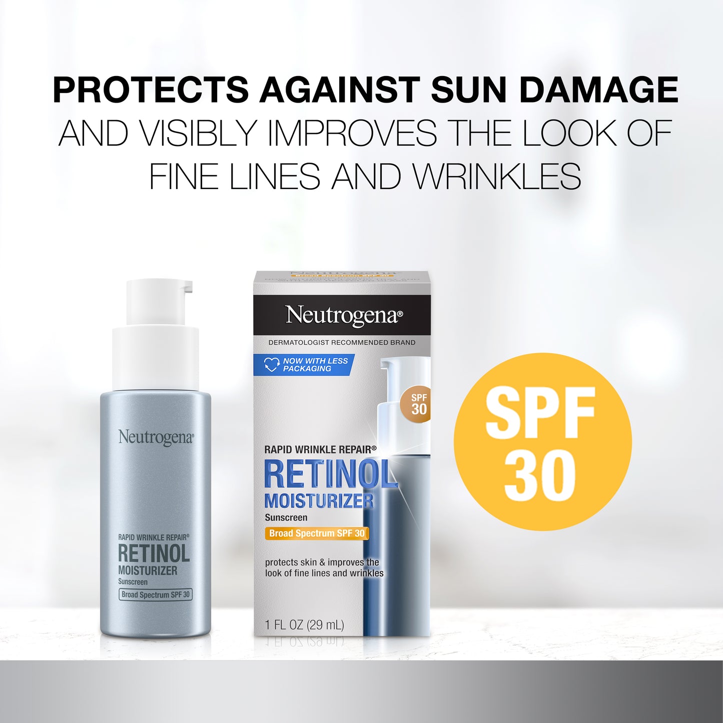 Rapid Wrinkle Repair® Daily Face Moisturizer with SPF 30 + Hyaluronic Acid