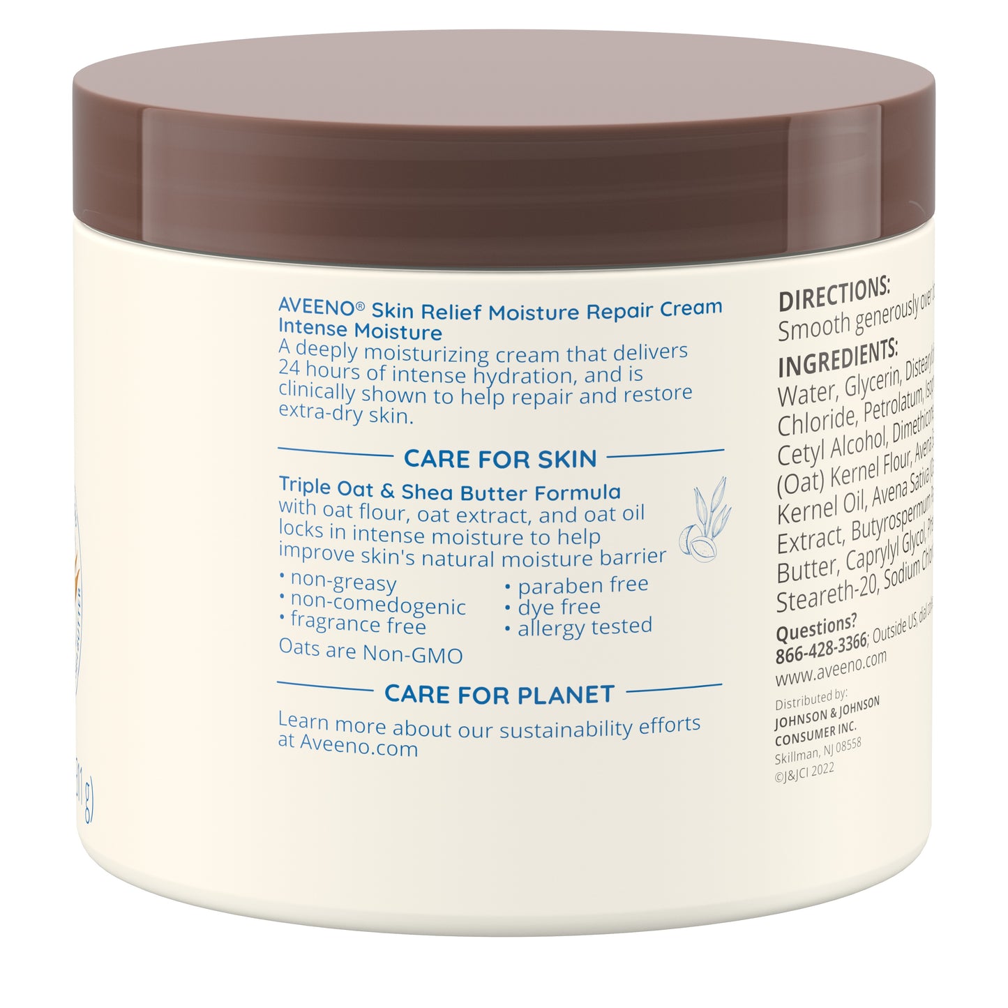 Aveeno Skin Relief Moisture Repair Cream helps relieve extra-dry skin with long-lasting moisture.
