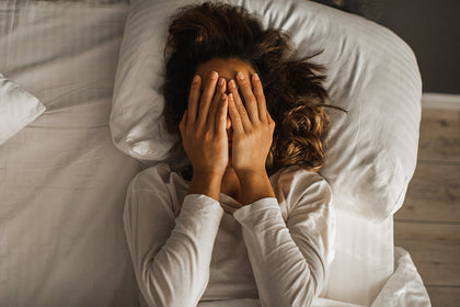 women in perimenopause having trouble sleeping and looking for solutions