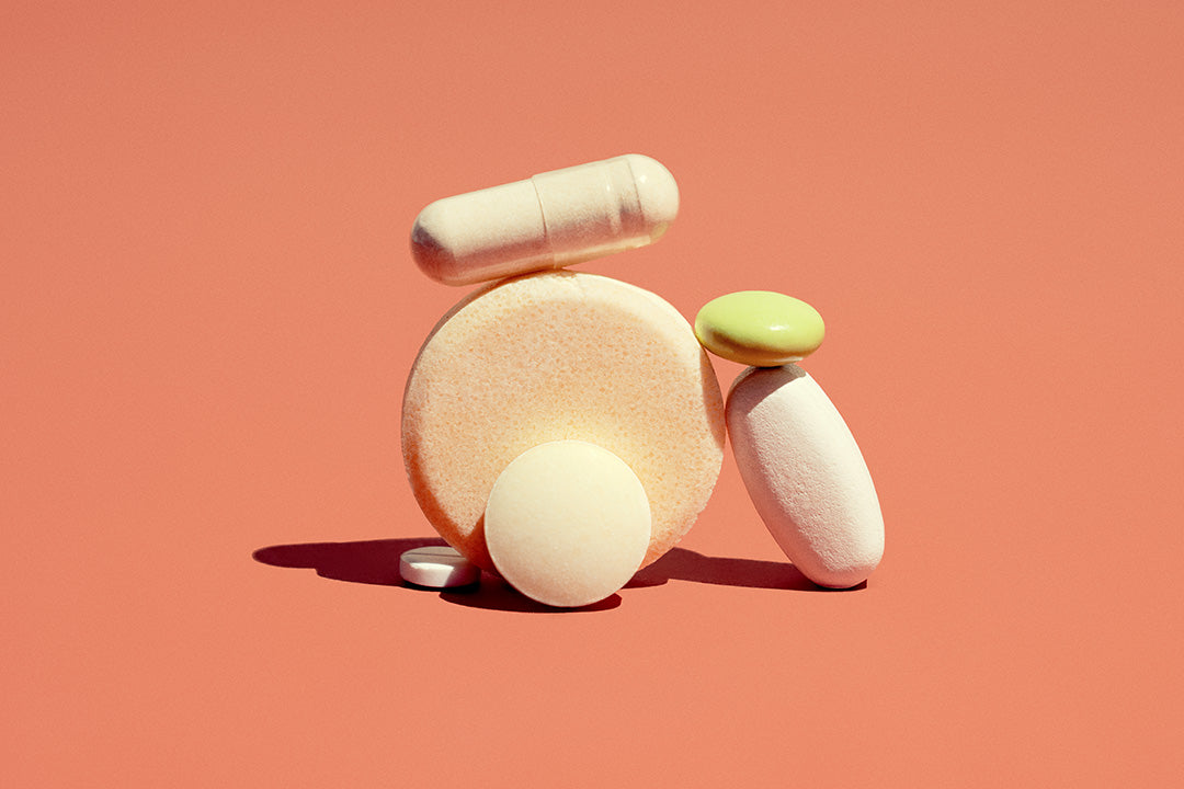 options of recommended menopause supplements including dietary vitamins, minerals, probiotics for menopause, and herbal products