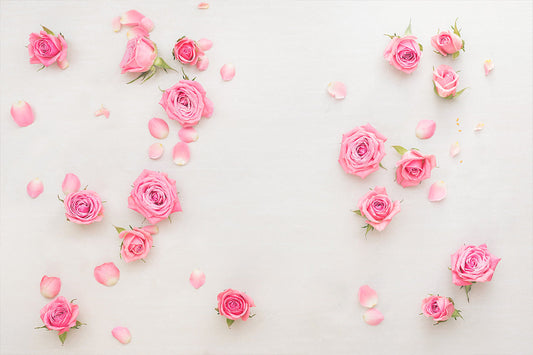 Roses and rose petals representing the irregular nature of perimenopause periods 